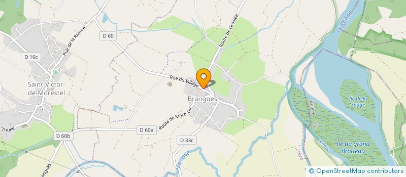 localisation de l'entreprise DOMAINE PAUL CLAUDEL  BRANGUES