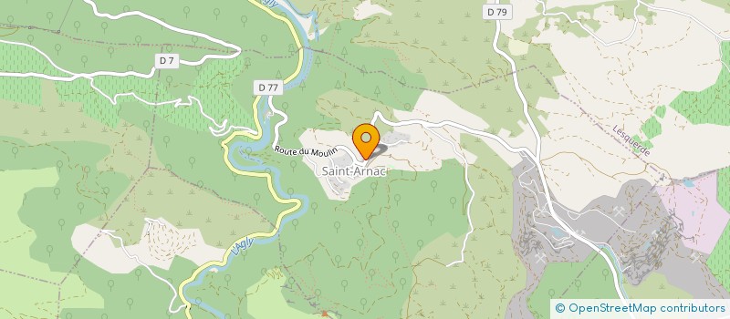 localisation de l'entreprise DOMAINE PAUL MEUNIER - LUCILE MORIN  SAINT-ARNAC