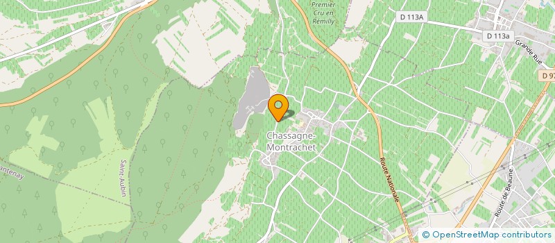 localisation de l'entreprise DOMAINE PAUL PILLOT  CHASSAGNE-MONTRACHET
