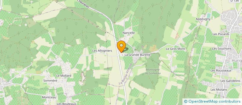 localisation de l'entreprise DOMAINE PERRAUD à LA ROCHE-VINEUSE