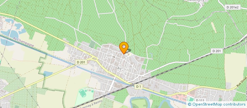 localisation de l'entreprise DOMAINE PETILLANT  AY-CHAMPAGNE