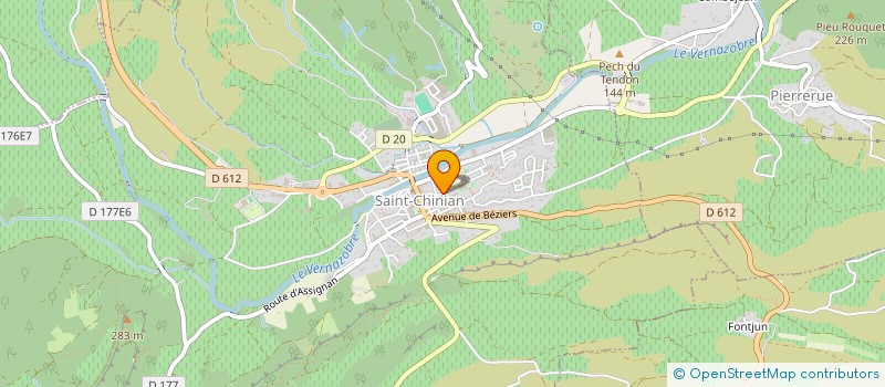 localisation de l'entreprise DOMAINE PHILIPPE MARCON à SAINT-CHINIAN
