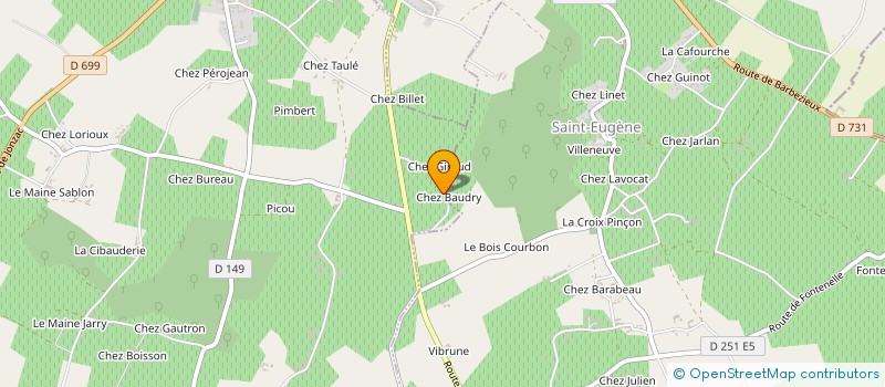 localisation de l'entreprise DOMAINE PRIVE COGNAC à ARTHENAC