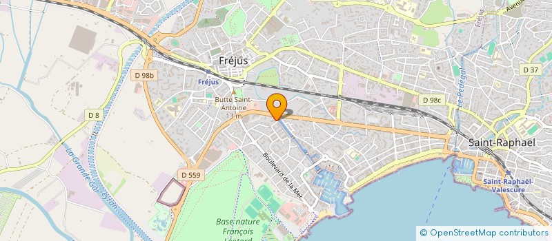 localisation de l'entreprise DOMAINE RAFFAELLA à FREJUS