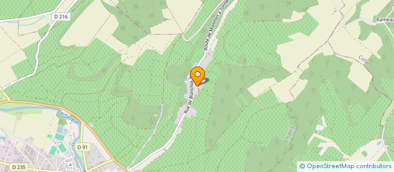 localisation de l'entreprise DOMAINE REGIS FEVRE  CHABLIS