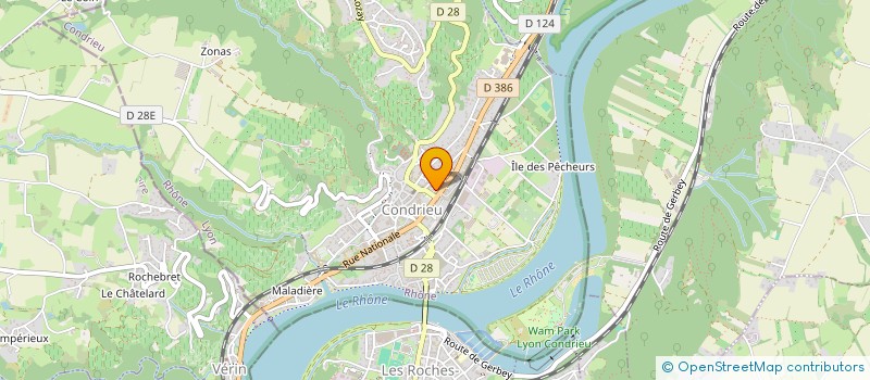 localisation de l'entreprise DOMAINE REMI ET ROBERT NIERO à CONDRIEU