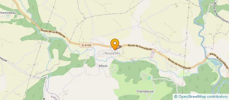 localisation de l'entreprise DOMAINE RIBIERA à NIOZELLES