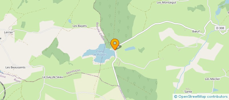 localisation de l'entreprise DOMAINE RIVALAIS  VERNUSSE