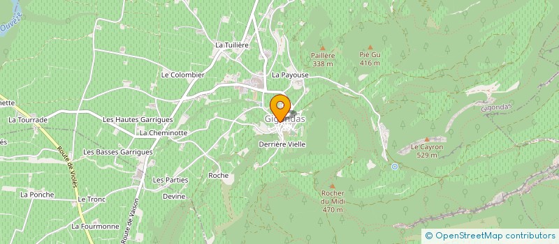 localisation de l'entreprise DOMAINE ROCANS  GIGONDAS