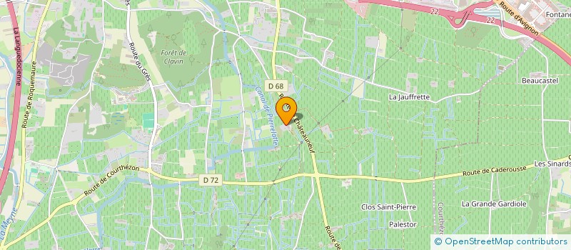 localisation de l'entreprise DOMAINE ROGER PERRIN  ORANGE