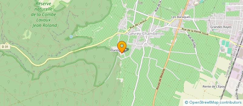 localisation de l'entreprise DOMAINE ROMAIN BOUNAT  GEVREY-CHAMBERTIN