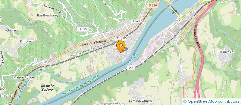 localisation de l'entreprise DOMAINE ROSTAING à AMPUIS