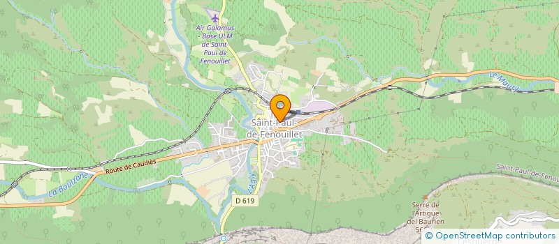 localisation de l'entreprise DOMAINE ROUMENGA  SAINT-PAUL-DE-FENOUILLET