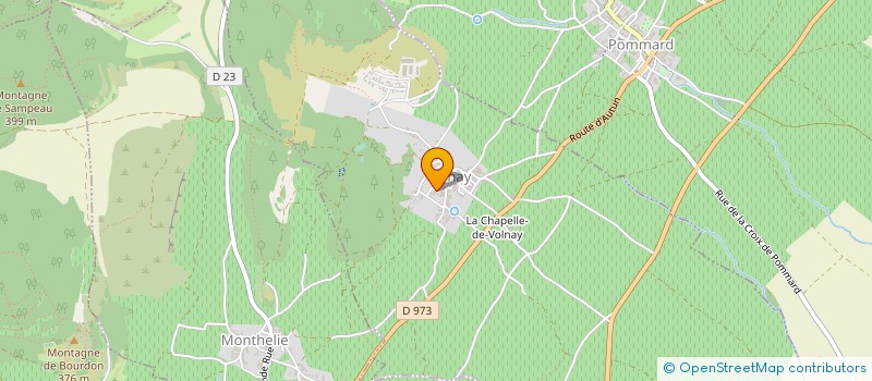 localisation de l'entreprise DOMAINE SAINSON ROSSIGNOL à VOLNAY