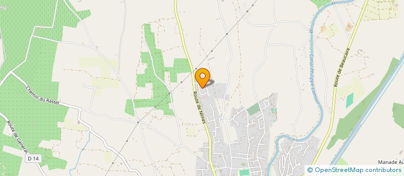 localisation de l'entreprise DOMAINE SAINT ANTOINE  ST GILLES