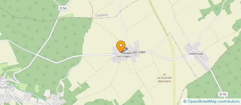 localisation de l'entreprise DOMAINE SAINT BENOIT  VAUDEURS