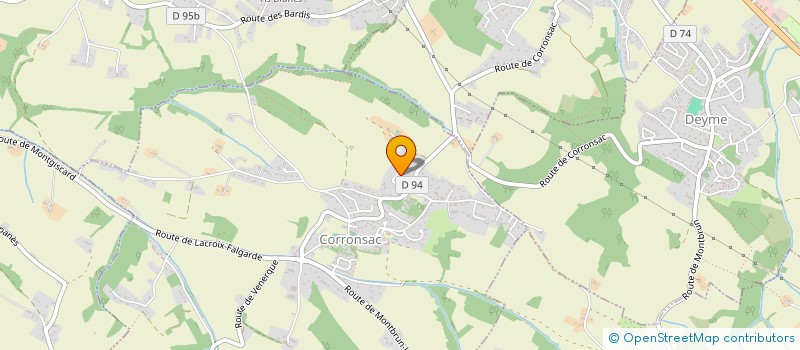 localisation de l'entreprise DOMAINE SAINT GERMAIN  CORRONSAC