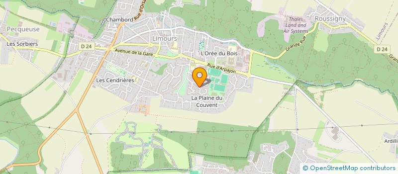 localisation de l'entreprise DOMAINE SAINT-GERMAIN-DE-SALLES  LIMOURS