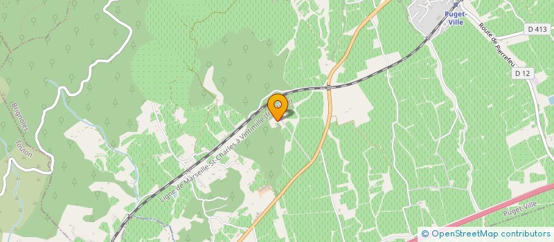 localisation de l'entreprise DOMAINE SAINT LAURENT  PUGET-VILLE