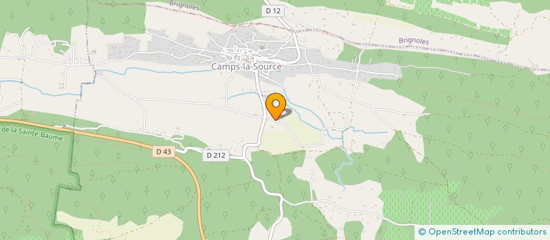 localisation de l'entreprise DOMAINE SAINT MARC  CAMPS-LA-SOURCE