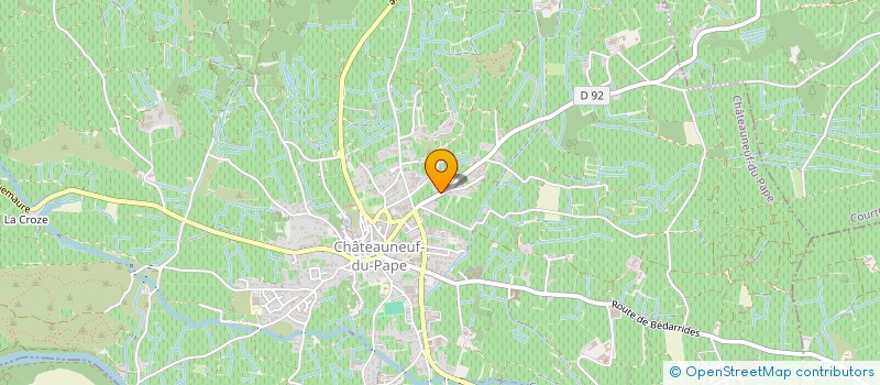 localisation de l'entreprise DOMAINE SAINT PATRICE  CHATEAUNEUF-DU-PAPE