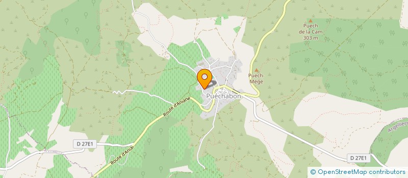 localisation de l'entreprise DOMAINE SAINT SYLVESTRE  PUECHABON