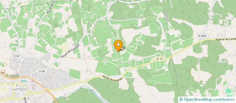 localisation de l'entreprise DOMAINE SAN PEYRE  LAMBESC