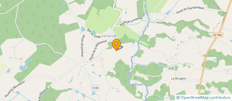 localisation de l'entreprise DOMAINE SAUVAGE  SARLANDE