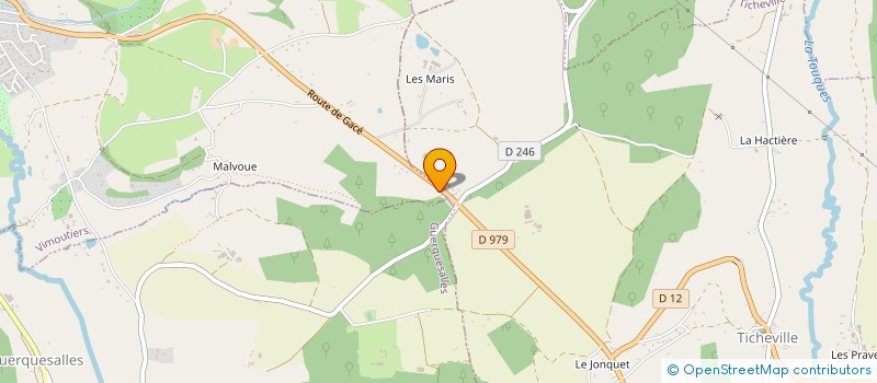 localisation de l'entreprise DOMAINE SAUVAGE LE COSTIL à SAP-EN-AUGE