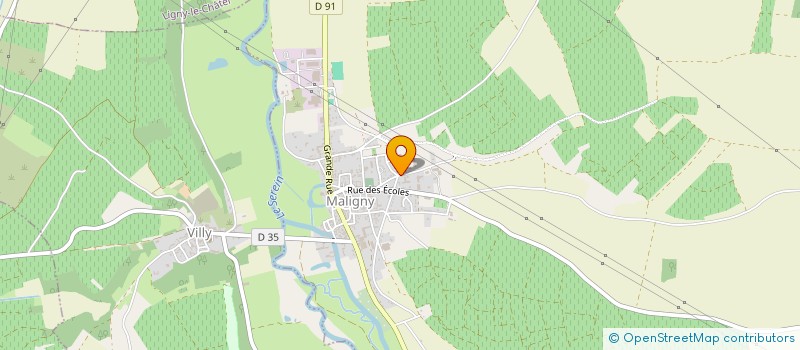 localisation de l'entreprise DOMAINE SAVARY à MALIGNY