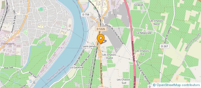 localisation de l'entreprise DOMAINE SEBASTIEN MICHELAS  MERCUROL-VEAUNES