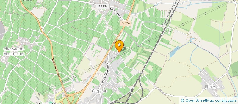 localisation de l'entreprise DOMAINE SEBASTIEN TAILLARDAT  CORPEAU