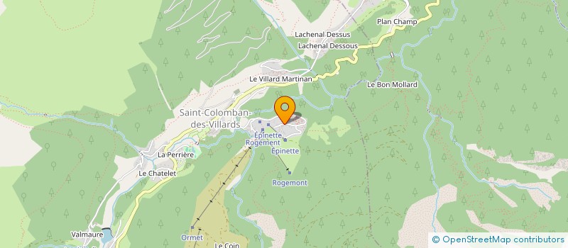 localisation de l'entreprise DOMAINE SKIABLE DE SAINT-COLOMBAN-DES-VILLARDS  SAINT-COLOMBAN-DES-VILLARDS