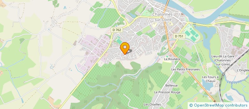 localisation de l'entreprise DOMAINE ST PIERRE  CHAUDEFONDS-SUR-LAYON