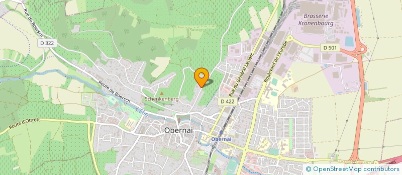 localisation de l'entreprise DOMAINE STROHM  OBERNAI