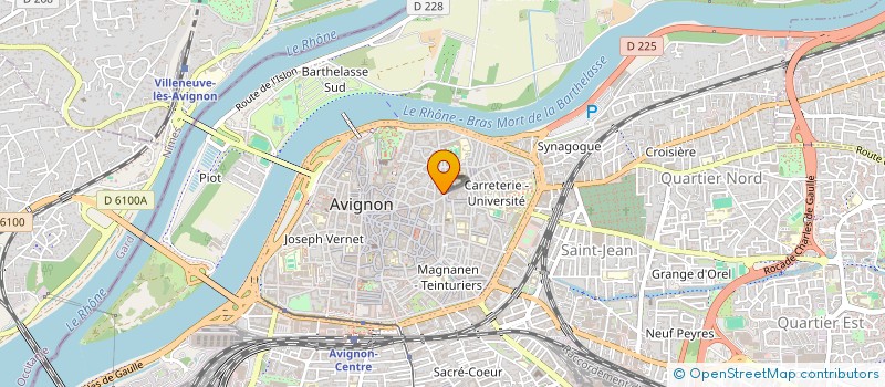 localisation de l'entreprise DOMAINE THOMAS  PERNES-LES-FONTAINES