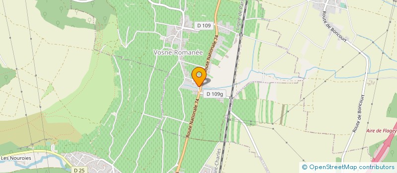 localisation de l'entreprise DOMAINE THOMAS PERE ET FILLE  VOSNE-ROMANEE