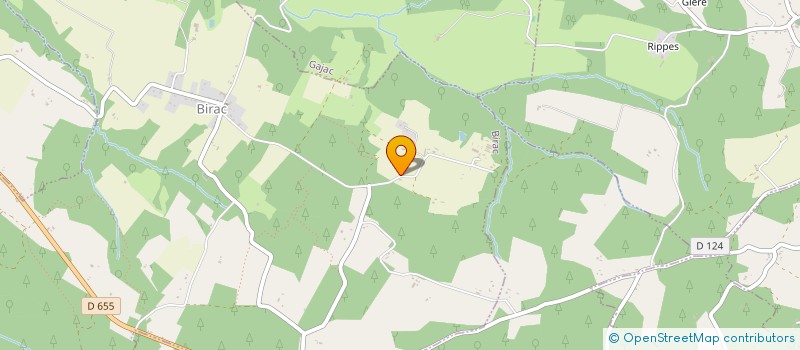 localisation de l'entreprise DOMAINE TOUTET à BIRAC