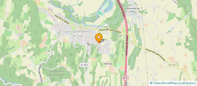 localisation de l'entreprise DOMAINE TR  SAINT-BARTHELEMY-DE-VALS