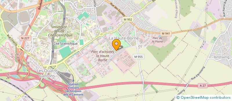 localisation de l'entreprise DOMAINE TRUFFIER DU GRAND MERLHIOT à VILLENEUVE D'ASCQ