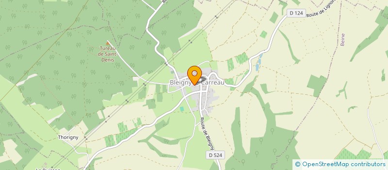 localisation de l'entreprise DOMAINE TUPINIER à BLEIGNY-LE-CARREAU