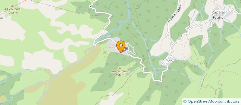localisation de l'entreprise DOMAINE U VALDU à RAPALE