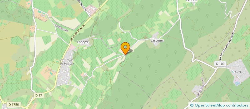 localisation de l'entreprise DOMAINE UMA à VALFLAUNES