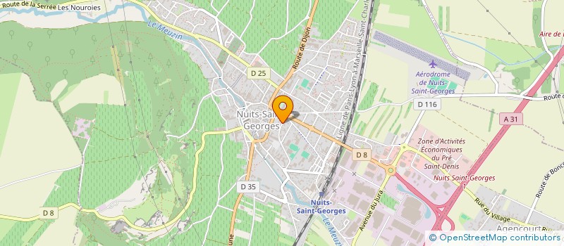 localisation de l'entreprise DOMAINE VALOR à NUITS-SAINT-GEORGES