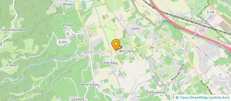 localisation de l'entreprise DOMAINE VIALLET  APREMONT