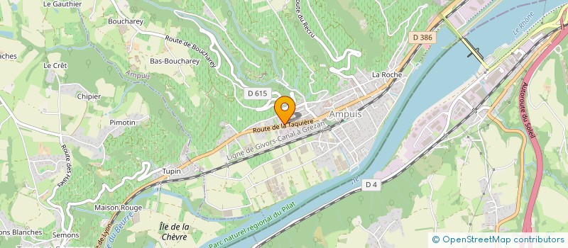 localisation de l'entreprise DOMAINE VILLARD THIERRY à AMPUIS