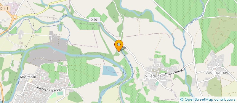 localisation de l'entreprise DOMAINE VILLECARLA  VILLEDUBERT