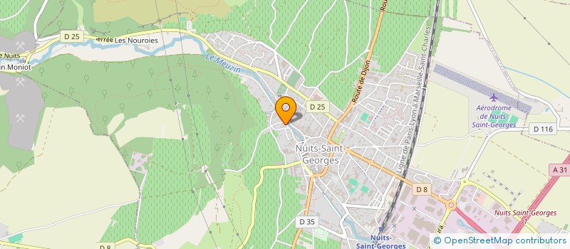 localisation de l'entreprise DOMAINE VINCENT LEDY à NUITS-SAINT-GEORGES