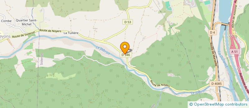 localisation de l'entreprise DOMAINE WICART  SISTERON