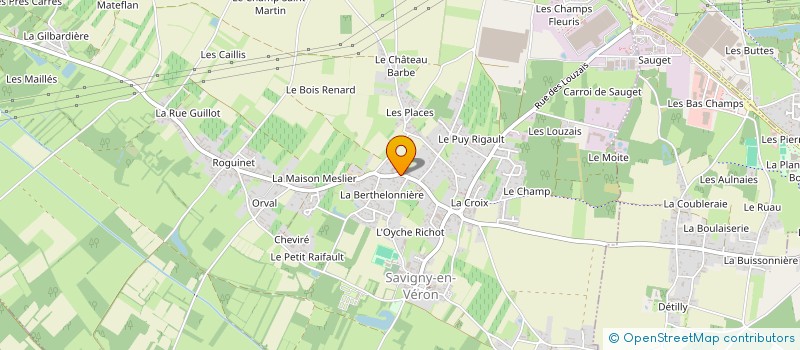 localisation de l'entreprise DOMAINE WILFRID ROUSSE  SAVIGNY-EN-VERON